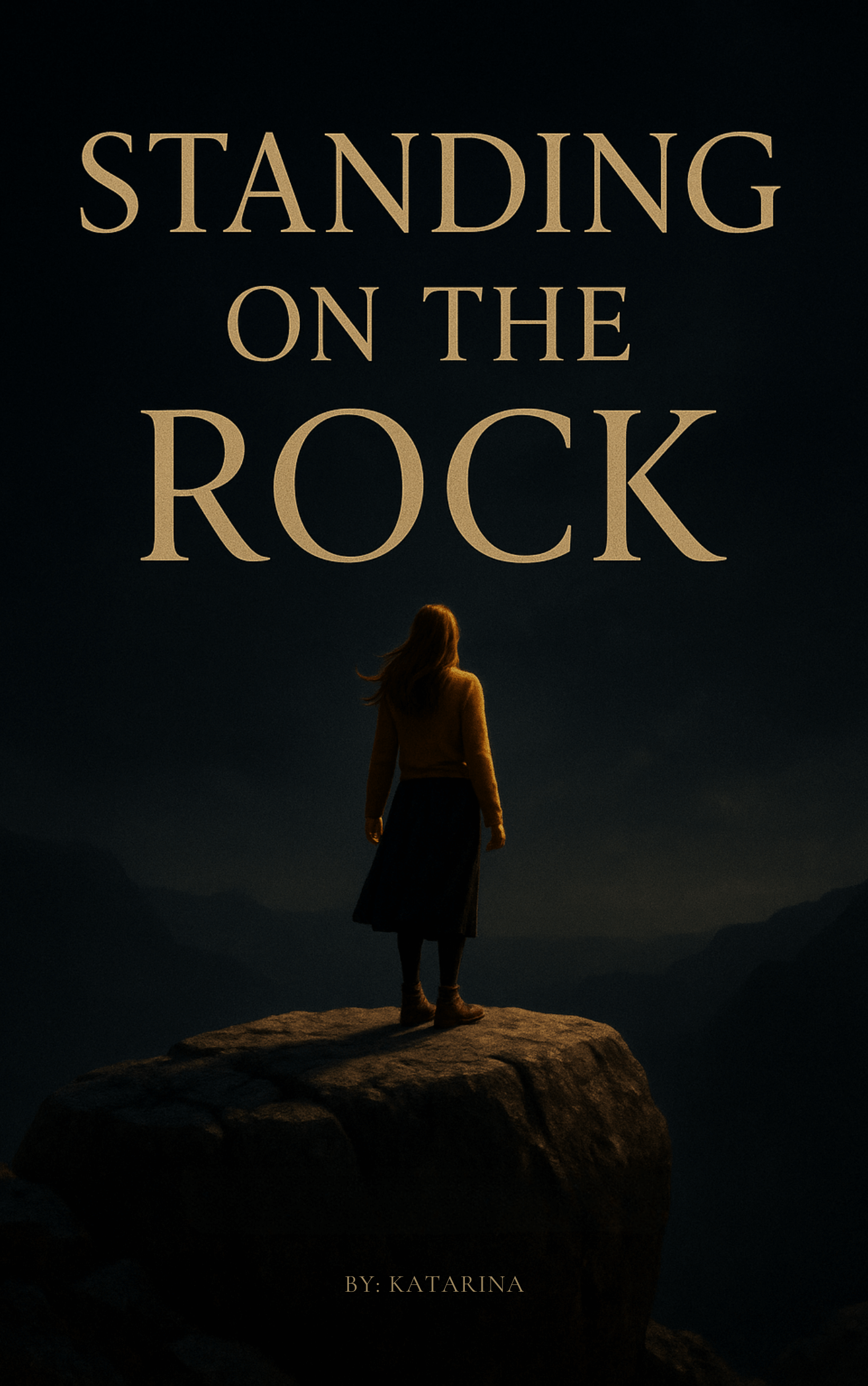 Standing on the rock