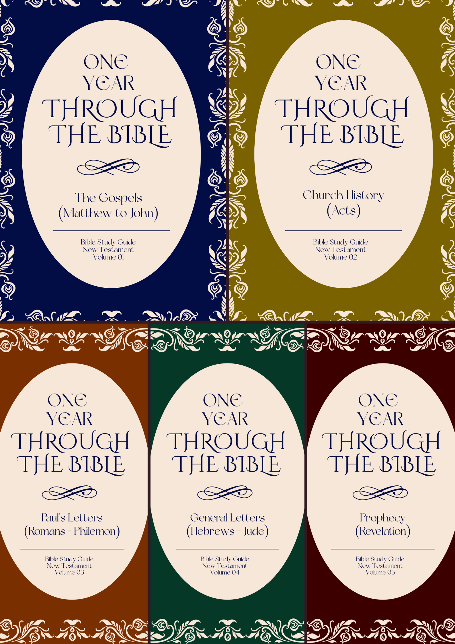 BIBLE STUDY JOURNAL Volumes 6-10 (New Testament Set)