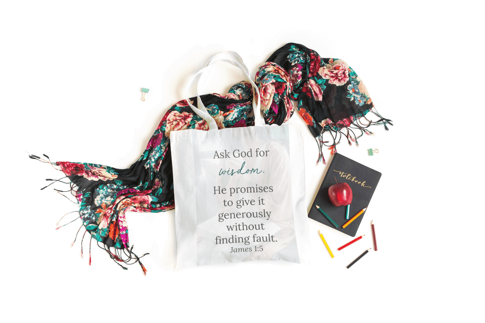 BIBLE NOTES DAILY — TOTE BAG