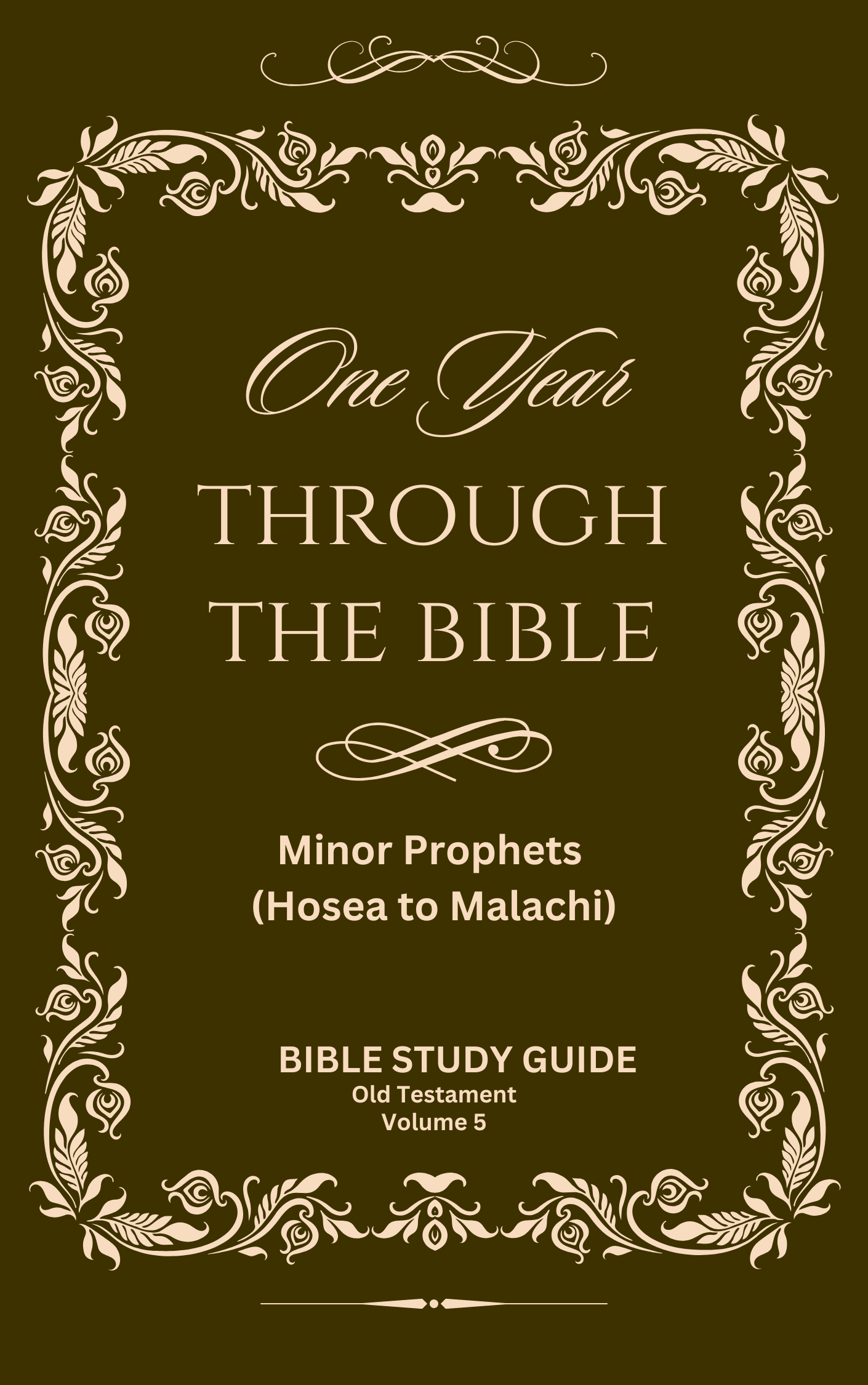 BIBLE STUDY JOURNAL Volumes 1-5 (Old Testament Set)